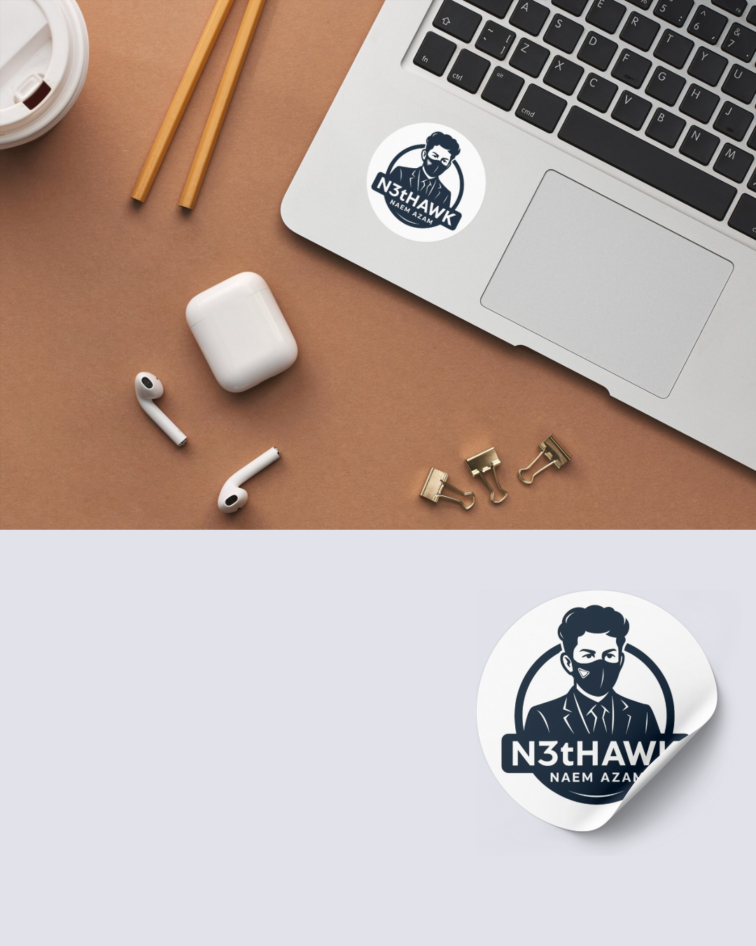 N3tHawk Snippet Stickers