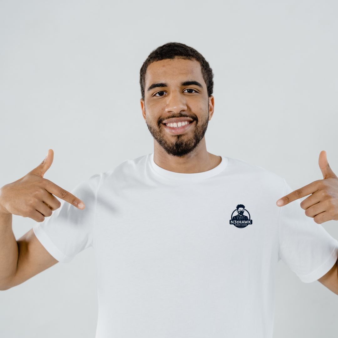 N3tHawk™ T-shirt — White Edition